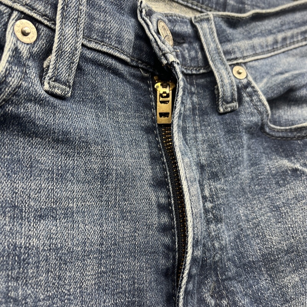 Levis Jeans Mens 32 x 32 Blue Denim Pants Slim Straight 514 Adult Cotton Chore - Picture 9 of 16